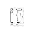 RAVAK - Ravak douche bidet murale sans accessoires chrome X07P641 - vignette