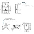 IDEAL STANDARD - Pack bidet suspendu i.Life B + Bâti-support sol et mur IDEAL STANDARD - vignette