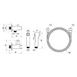 RAVAK - Ravak valve murale avec bidet douche chrome X070166 - vignette