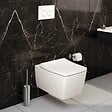 VITRA - Vetro plaque de commande double touche en verre, blanc (740-1600) - vignette