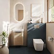 VITRA - Meuble lave mains VitrA Sento Round chêne doré - vignette