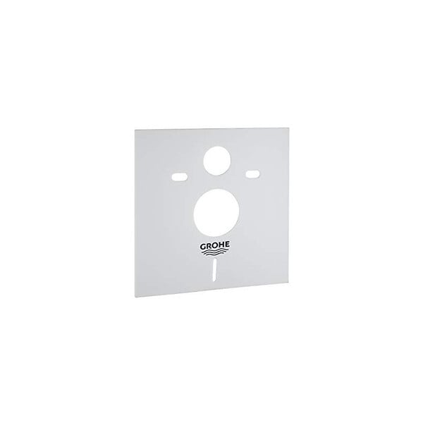 GROHE - Pack WC Bâti-support + WC sans bride Vortex SAT Fusion + Abattant softclose + Plaque Chrome - large