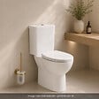 GROHE - WC à poser sans bride + Abattant frein de chute déclipsable + Porte-balai WC Cool Sunrise - vignette