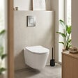 GROHE - SOLIDO Pack Bâti-support + WC suspendu + Plaque chrome + Set de montage - vignette