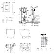 GROHE - Rapid SL pack WC bâti-support + WC suspendu sans bride Ceramia PixL avec abattant SoftClose + plaque (GRRCEPXGRMT03FR-FS) - vignette