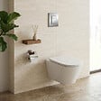 GROHE - Pack WC Bati support autoportant + WC SAT sans bride + Abattant Soft close + Plaque chrome - vignette