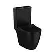 VITRA - WC à poser sans bride VitrA Sento + abattant slim freinde chute noir mat - vignette