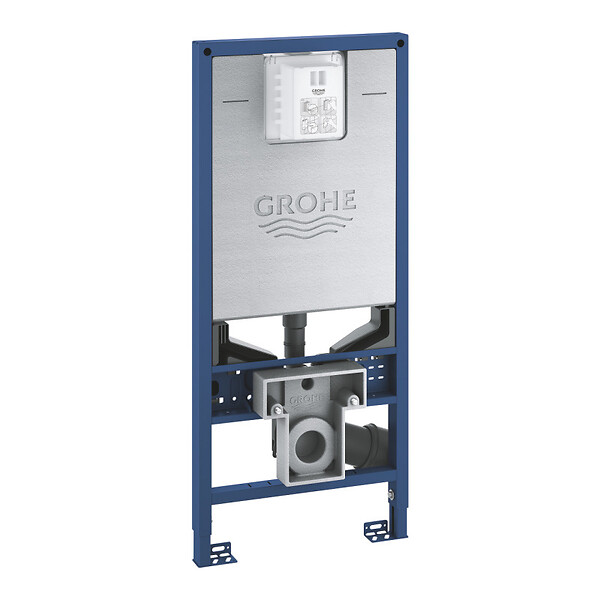 GROHE - Pack WC Bâti-support Rapid SLX + WC lavant suspendu Sensia Alpine + Fixations murales + Set d'isolation phonique (G36509SH0) - large