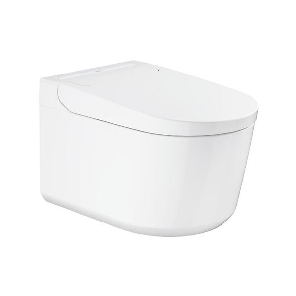 GROHE - Pack WC Bâti-support Rapid SLX + WC lavant suspendu Sensia Alpine + Fixations murales + Set d'isolation phonique (G36509SH0) - large
