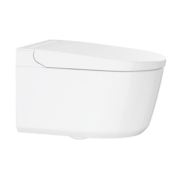GROHE - Pack WC Bâti-support Rapid SLX + WC lavant suspendu Sensia Alpine + Fixations murales + Set d'isolation phonique (G36509SH0) - large