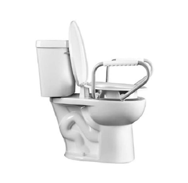 DUBOURGEL - Abattant surélevé de 7,5 cm avec accoudoirs - Blanc- réf : 8532CPPXU000 - DUBOURGEL - large