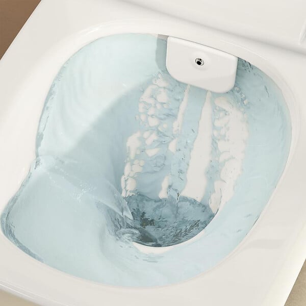 GROHE - Pack WC Bâti autoportant Solido + WC sans bride SAT fonction bidet thermostatique + Plaque chrome - large