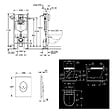 GROHE - Rapid SL pack WC bâti-support autoportant + WC suspendu sans bride Grohe avec abattant SoftClose + plaque (GRRGRSTWR02FR-FS) - vignette