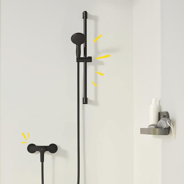 GROHE - - Mitigeur de baignoire Start 2021 mural chrome - large