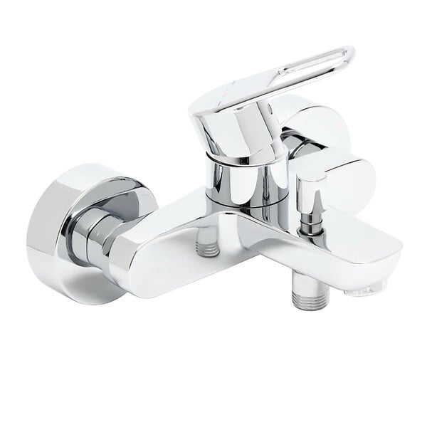 VITRA - Flow Soft mitigeur bain/douche mural à levier, sans ensemble de douche, chrome (A42948) - large