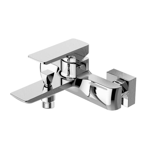 SWISS AQUA TECHNOLOGIES - Brevis mitigeur baignoire mural à levier 150 mm, sans ensemble de douche, chrome (SATBSBRE222) - large