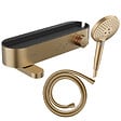 HANSGROHE - Pack mitigeur bain douche thermostatique ShowerTablet Select + Flexible Isiflex + Douchette Raindance Bronze brossé - vignette