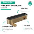 HANSGROHE - Mitigeur baignoire thermostatique ShowerTablet Select 400 bronze brossé - vignette