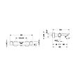 DURAVIT - Mitigeur baignoire thermostatique Wave avec colonnettes Idro'Flex - vignette
