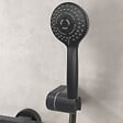 OLFA - Mitigeur bain douche mural Ruby Noir Mat + Minikit douchette 3 jets rond Ruby - vignette