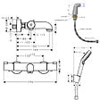 HANSGROHE - Ensemble bain douche Vario avec mitigeur Ecostat 1001 - vignette