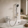 GROHE - Pack mitigeur BD mécanique Quickfix Start + Douchette Vitalio Start 110 + Barre Quickfix Vitalio Smartactive + Flexible - vignette