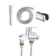 GROHE - Mitigeur baignoire mécanique Swift avec colonnettes Idro'Flex + Douchette 1 jet + Flexible + Support - vignette