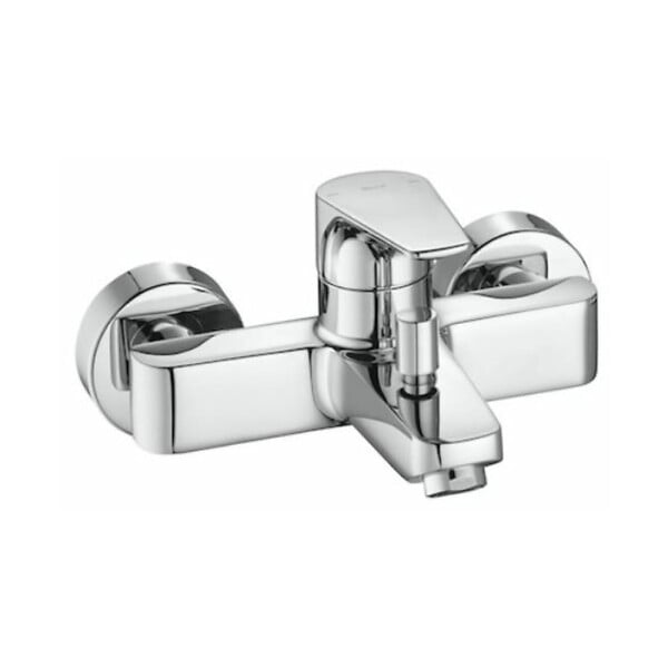 ROCA - Atlas mitigeur bain/douche mural à levier, sans ensemble de douche, chrome (A5A0290C00) - large
