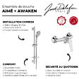 JACOB DELAFON - Mitigeur de douche Aimé  + ensemble de douche Awaken - vignette