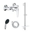 GROHE - Pack mitigeur douche mécanique Swift 2023 + Douchette Vitalio Start 110 + Barre Quickflix Vitalio Smartactive + Flexible - vignette