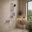 GROHE - Pack mitigeur douche mécanique Start + Douchette Vitalio Start 110 + Barre Quickflix Vitalio Smartactive + Flexible - vignette