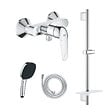 GROHE - Pack mitigeur douche mécanique Swift + Douchette Vitalio Comfort 110 + Barre Quickflix Vitalio Smartactive + Flexible - vignette