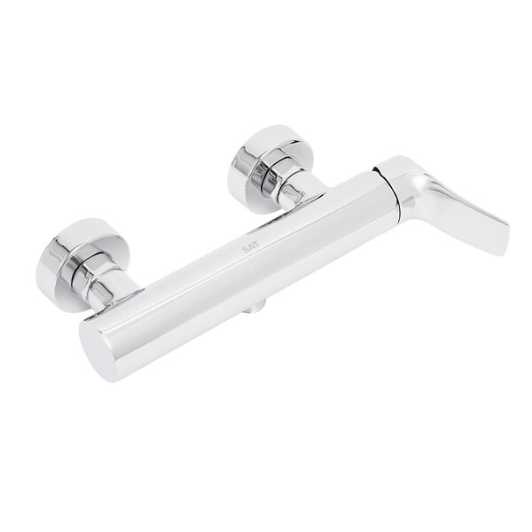 SWISS AQUA TECHNOLOGIES - Infinitio mitigeur de douche monocommande mural, entraxe 150 mm, sans ensemble de douche, chrome (SATBSINF268) - large