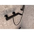 SWISS AQUA TECHNOLOGIES - Infinitio mitigeur de douche monocommande mural, entraxe 150 mm, sans ensemble de douche, noir mat (SATBSINF268C) - vignette
