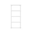 OTITEC - Sèche-serviettes eau chaude 120x53cm Blanc - ROMEO - vignette