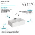 VITRA - Evier timbre d'office 2 bac à poser VitrA Belfast Blanc - vignette