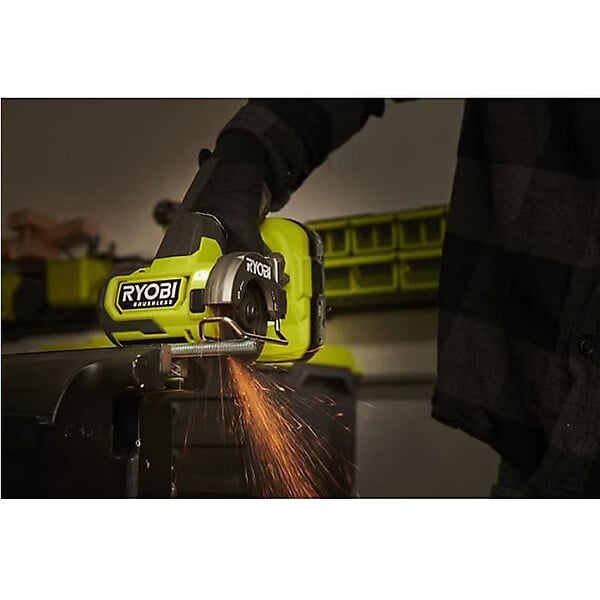 RYOBI - Meuleuse RYOBI RCT18BL-0 18V 76mm brushless (vendu sans batterie) - large