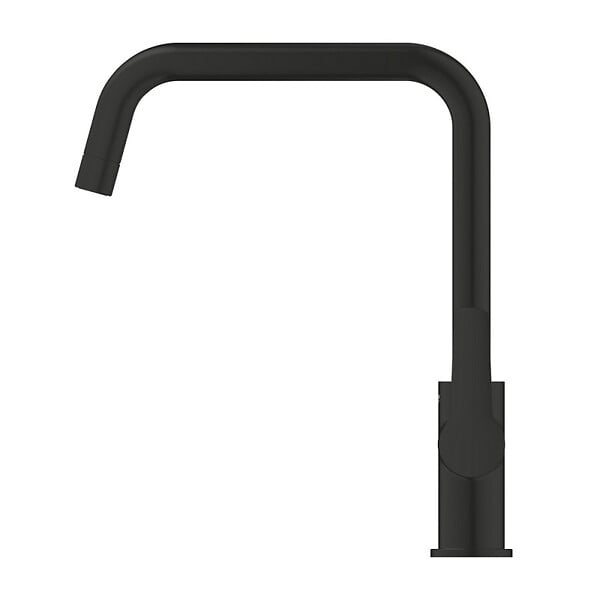 SWISS AQUA TECHNOLOGIES - 62x44 cm évier avec égouttoir réversible en Granite, à encastrer, blanc + mitigeur lavabo/cuisine Grohe Start (SATSE2WG3047) - large
