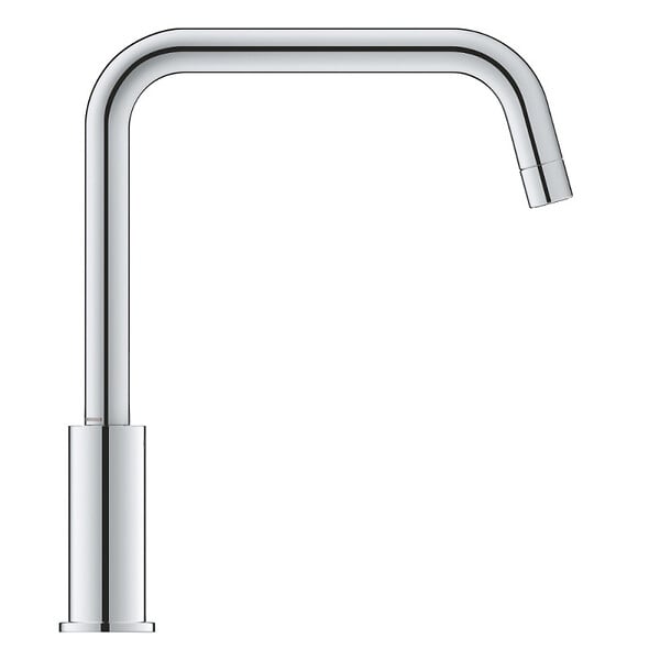 SWISS AQUA TECHNOLOGIES - 62x44 cm évier avec égouttoir réversible en Granite, à encastrer, noir + mitigeur lavabo/cuisine Grohe Start (SATSE2BG304) - large