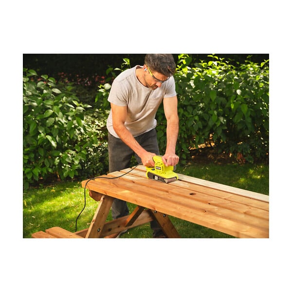 RYOBI - Ponceuse à bande RYOBI RBS800 800W 370 m/min - large