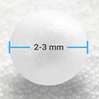 LIVEA - Billes de polystyrène 200 L anti-feu pour remplissage de pouf, fauteuil poire, coussin, peluche et mobilier (PERLEEPS200) - vignette