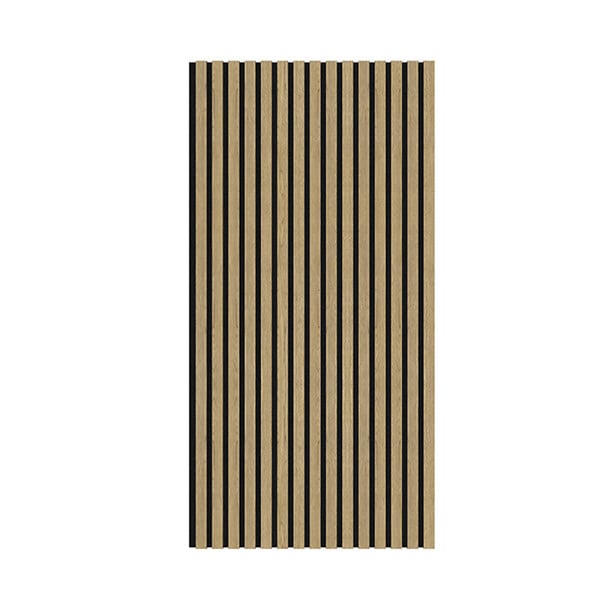 SWISS AQUA TECHNOLOGIES - Panneau acoustique mural d'intérieur 60x120 cm en MDF sur feutre polyester, décor chêne naturel, 0,72 m2 (SATAKUPANNON612) - large