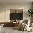 SWISS AQUA TECHNOLOGIES - Panneau acoustique mural d'intérieur 60x120 cm en MDF sur feutre polyester, décor chêne naturel, 0,72 m2 (SATAKUPANNON612) - vignette