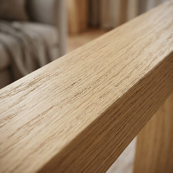SWISS AQUA TECHNOLOGIES - Barre d'extrémité MDF 120 cm pour panneaux acoustiques intérieurs SATAKUPANNON612, décor chêne naturel (SATAKUPANNONKL12) - large