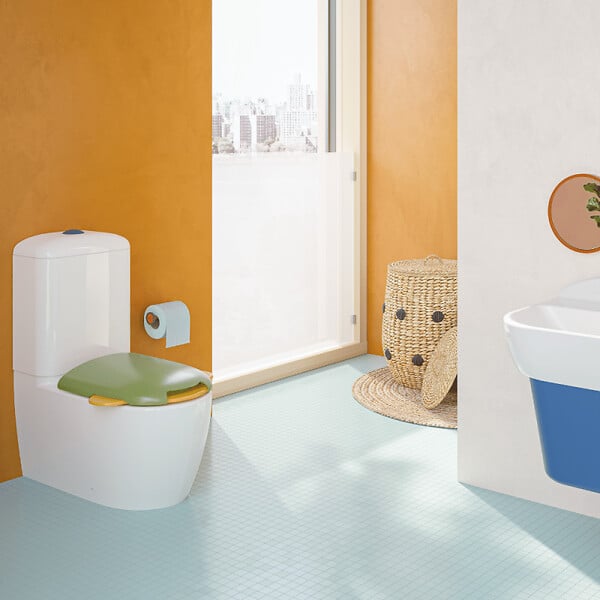 VITRA - Réservoir WC simple VitrA Sento Kids blanc brillant - large