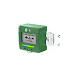 SEWOSY - Sewosy Déclencheur manuel vert 2 contacts et buzzer/LED. Réaliser en ABS. Contact NO/NC libre de potentiel. Texte en Français. - vignette