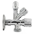 SIKO - Robinet Cerf-volant combiné - valve de machine à laver 1 / 2x3 / 8x3 / 4 (ET551L) - vignette