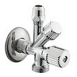 SIKO - Robinet Cerf-volant combiné - valve de machine à laver 1 / 2x3 / 8x3 / 4 (ET551L) - vignette