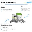 WEDI - Kit d'étanchéité pour receveurs finis - vignette