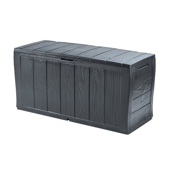KETER - Keter Sherwood coffre de jardin 270 L + éclairage extérieur LED inclus (230415-WO744) - large